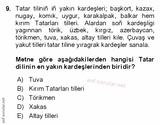 Soru 9