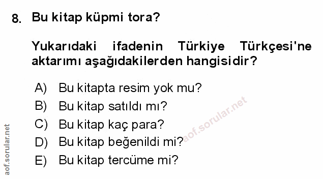Soru 8