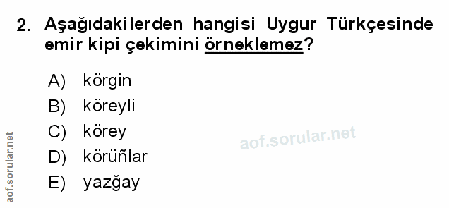 Soru 2