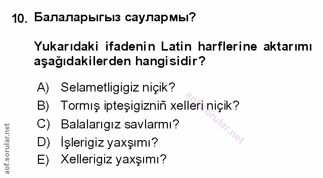 Soru 10