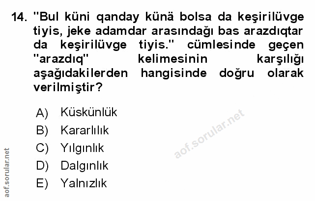 Soru 14
