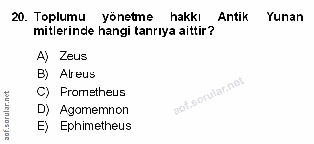 Soru 20