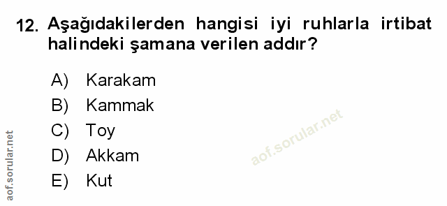 Soru 12