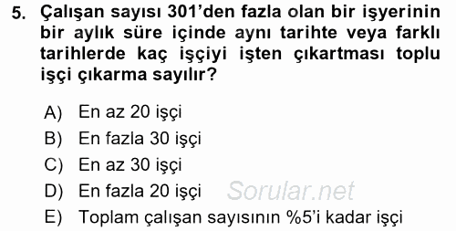 Perakende Yönetimi 2017 - 2018 Dönem Sonu Sınavı 5.Soru