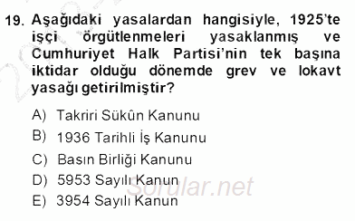 Medya Ekonomisi ve İşletmeciliği 2013 - 2014 Dönem Sonu Sınavı 19.Soru