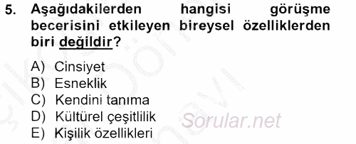 Görüşme Teknikleri 2012 - 2013 Dönem Sonu Sınavı 5.Soru Görüşme Teknikleri 2012 - 2013 Dönem Sonu Sınavı 5.Soru