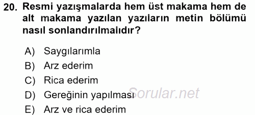Dış Ticarette Bilgisayar Uygulamaları 2015 - 2016 Ara Sınavı 20.Soru