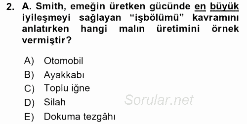 Gelir Dağılımı ve Yoksulluk 2016 - 2017 Ara Sınavı 2.Soru