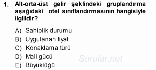Hizmet Tasarımı 2014 - 2015 Ara Sınavı 1.Soru