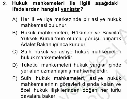 Kamu Özel Kesim Yapısı Ve İlişkileri 2013 - 2014 Dönem Sonu Sınavı 2.Soru