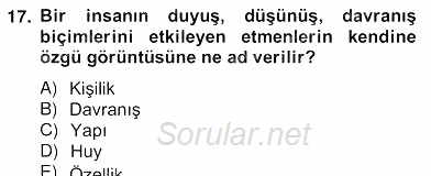 Perakendecilikte Ürün Yönetimi 2013 - 2014 Ara Sınavı 5.Soru