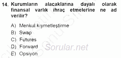 Uluslararası İşletmecilik 2012 - 2013 Dönem Sonu Sınavı 14.Soru