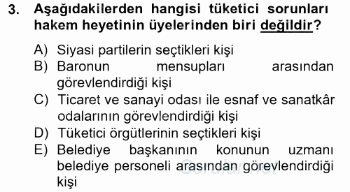 Kamu Özel Kesim Yapısı Ve İlişkileri 2013 - 2014 Tek Ders Sınavı 3.Soru