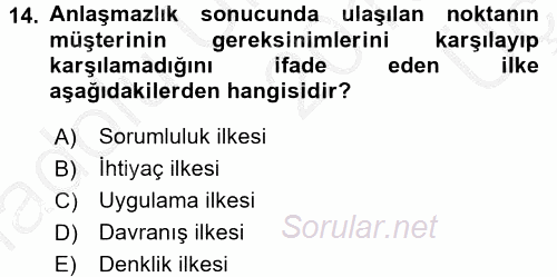 Perakendecilikte Müşteri İlişkileri Yönetimi 2016 - 2017 3 Ders Sınavı 14.Soru