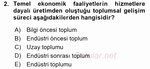 Hizmet Tasarımı 2015 - 2016 Tek Ders Sınavı 2.Soru