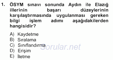 Marka İletişiminde Analiz ve Araştırma 1 2012 - 2013 Ara Sınavı 1.Soru