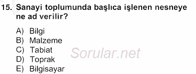 Marka İletişiminde Analiz ve Araştırma 1 2012 - 2013 Ara Sınavı 15.Soru