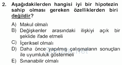 Marka İletişiminde Analiz ve Araştırma 1 2012 - 2013 Ara Sınavı 2.Soru