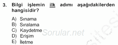 Marka İletişiminde Analiz ve Araştırma 1 2012 - 2013 Ara Sınavı 3.Soru