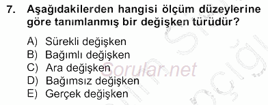 Marka İletişiminde Analiz ve Araştırma 1 2012 - 2013 Ara Sınavı 7.Soru