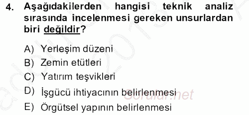 Sağlık Kurumları Yönetimi 2 2013 - 2014 Ara Sınavı 4.Soru