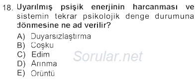 Sosyal Psikoloji 1 2012 - 2013 Tek Ders Sınavı 18.Soru