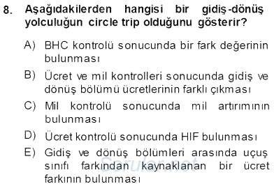 Bilet Satış 2013 - 2014 Ara Sınavı 8.Soru