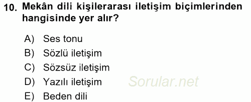 Perakendecilikte Müşteri İlişkileri Yönetimi 2017 - 2018 Ara Sınavı 10.Soru