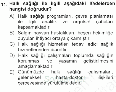 Veteriner Hizmetleri Mevzuatı ve Etik 2012 - 2013 Dönem Sonu Sınavı 11.Soru