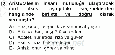 Veteriner Hizmetleri Mevzuatı ve Etik 2012 - 2013 Dönem Sonu Sınavı 18.Soru