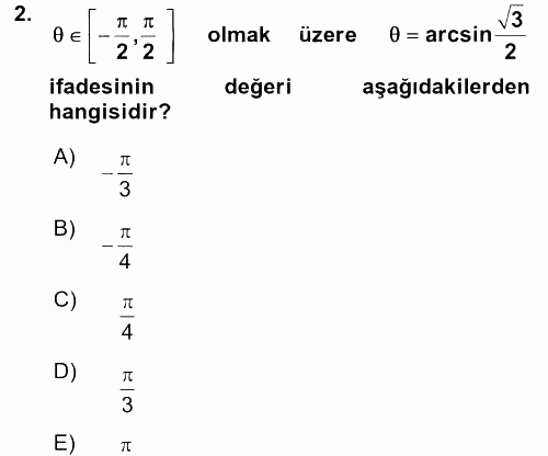 Coğrafi Bilgi Sistemleri İçin Temel Geometri 2016 - 2017 Dönem Sonu Sınavı 2.Soru