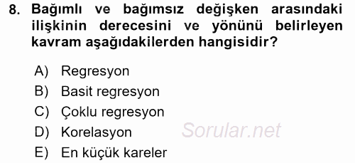 Maliyet Yönetimi 2015 - 2016 Ara Sınavı 8.Soru