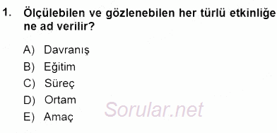 İng. Öğretmenliğinde Öğretim Teknolojileri Ve Materyal Tasarımı 1 2014 - 2015 Ara Sınavı 1.Soru