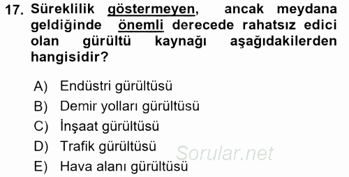 Tüketim Bilinci ve Bilinçli Tüketici 2016 - 2017 Dönem Sonu Sınavı 17.Soru