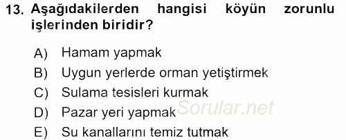 Kamu Özel Kesim Yapısı Ve İlişkileri 2016 - 2017 Ara Sınavı 13.Soru