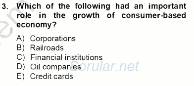 İleri Okuma Ve Yazma Becerileri 2 2012 - 2013 Dönem Sonu Sınavı 3.Soru