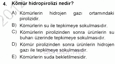 Geleneksel Enerji Kaynakları 2012 - 2013 Dönem Sonu Sınavı 4.Soru