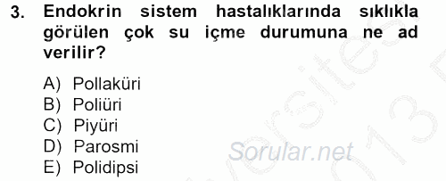 Temel Sağlık Hizmetleri 2012 - 2013 Ara Sınavı 3.Soru