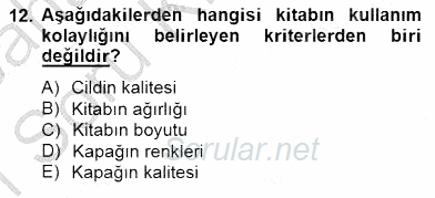 İng. Öğretmenliğinde Öğretim Teknolojileri Ve Materyal Tasarımı 2 2014 - 2015 Ara Sınavı 12.Soru