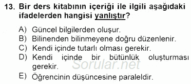 İng. Öğretmenliğinde Öğretim Teknolojileri Ve Materyal Tasarımı 2 2014 - 2015 Ara Sınavı 13.Soru