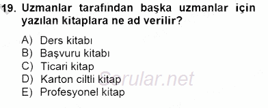 İng. Öğretmenliğinde Öğretim Teknolojileri Ve Materyal Tasarımı 2 2014 - 2015 Ara Sınavı 19.Soru