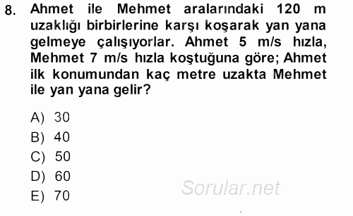 Teknolojinin Bilimsel İlkeleri 1 2013 - 2014 Ara Sınavı 8.Soru