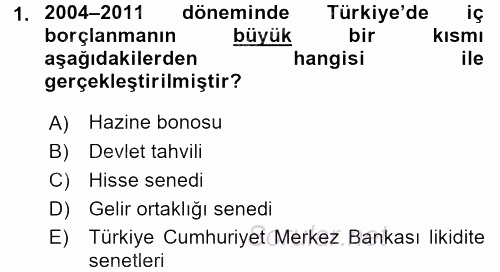 Dış Ticarete Giriş 2017 - 2018 3 Ders Sınavı 1.Soru