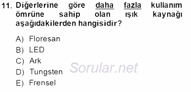 Fotoğrafın Kullanım Alanları 2014 - 2015 Dönem Sonu Sınavı 11.Soru