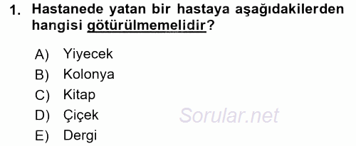 Sosyal Davranış ve Protokol 2015 - 2016 Dönem Sonu Sınavı 1.Soru