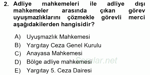 Ceza Muhakemesi Hukuku 2016 - 2017 Dönem Sonu Sınavı 2.Soru