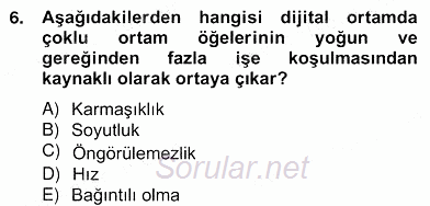 Okulöncesinde Materyal Geliştirme 2012 - 2013 Ara Sınavı 6.Soru