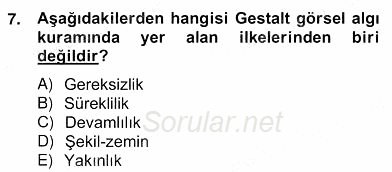 Okulöncesinde Materyal Geliştirme 2012 - 2013 Ara Sınavı 7.Soru