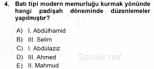 Kamu Personel Hukuku 2015 - 2016 Ara Sınavı 4.Soru