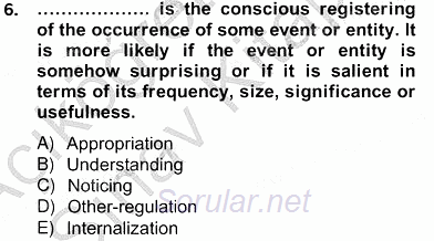 Konuşma Ve Yazma Öğretimi 2012 - 2013 Ara Sınavı 6.Soru